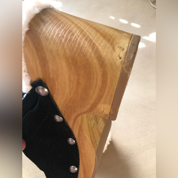 Chinese Laundry Black Mules with Silver Buckle - Picture 5 of 7